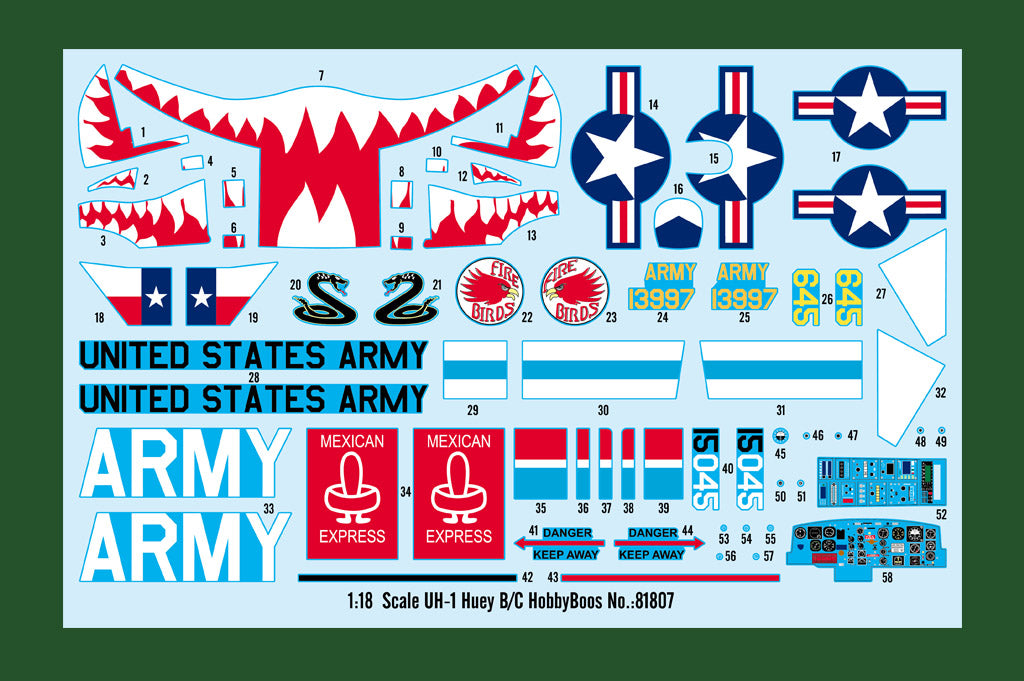 1/18 UH-1 Huey B/C - Hobby Sense