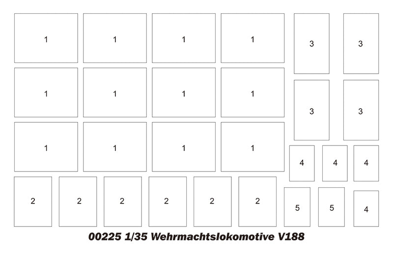 1/35 Wehrmachtslokomotive V188 - Hobby Sense