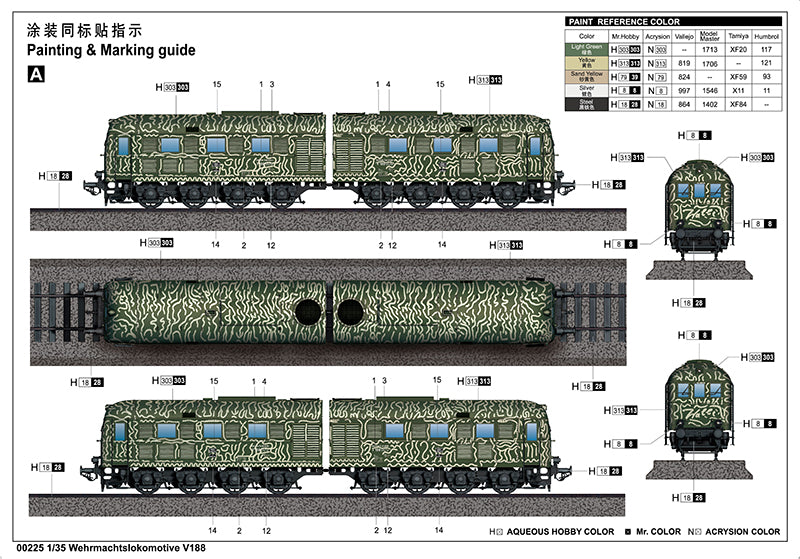 1/35 Wehrmachtslokomotive V188 - Hobby Sense