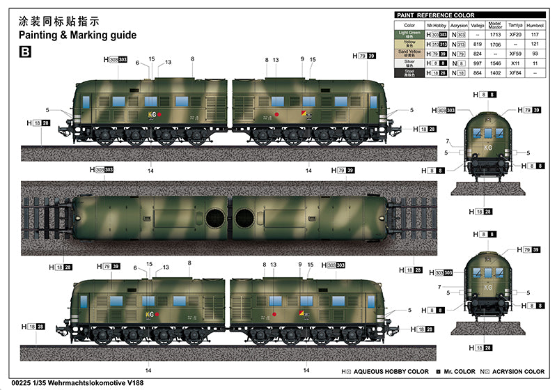 1/35 Wehrmachtslokomotive V188 - Hobby Sense