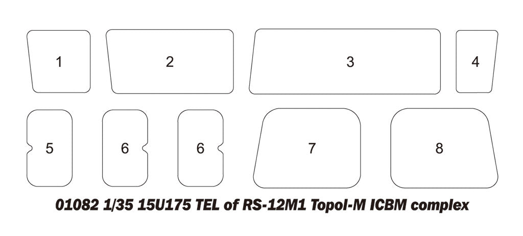 1/35 15U175 TEL of RS-12M1 Topol-M ICBM Complex - Hobby Sense