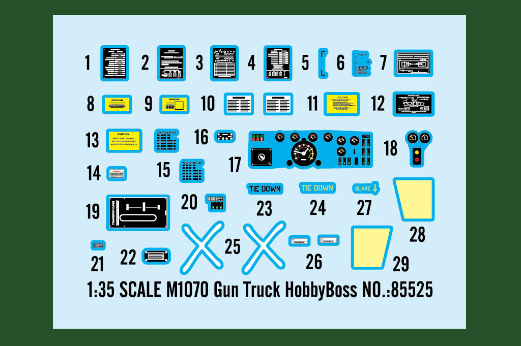 1/35 M1070 Gun Truck - Hobby Sense