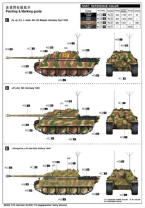 1/16 German Sd.Kfz 173 Jagdpanther Early Version w/Full Interior - Hobby Sense