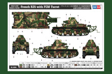 1/35 French R35 with FCM Turret - Hobby Sense