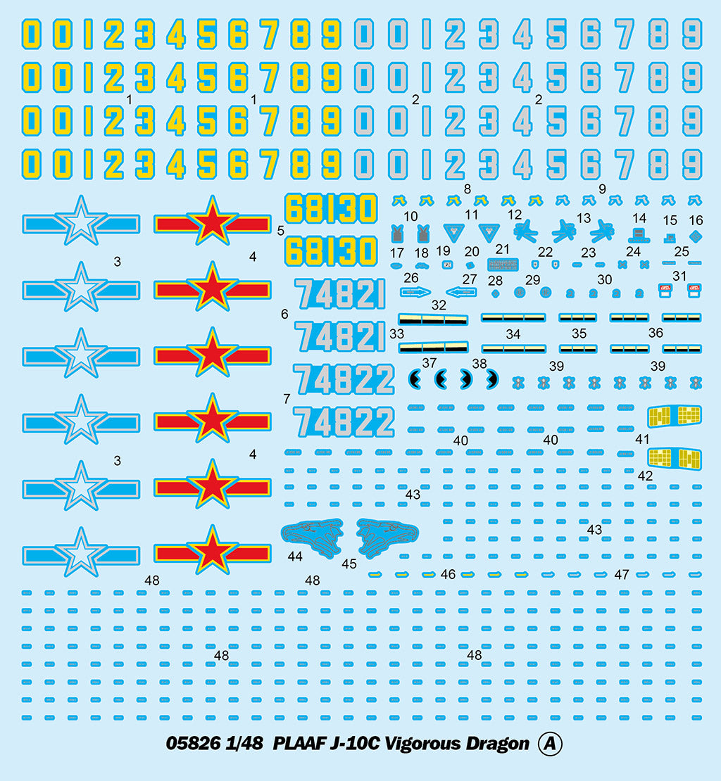 1/48 PLAAF J10C Vigorous Dragon - Hobby Sense