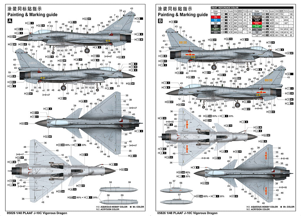 1/48 PLAAF J10C Vigorous Dragon - Hobby Sense