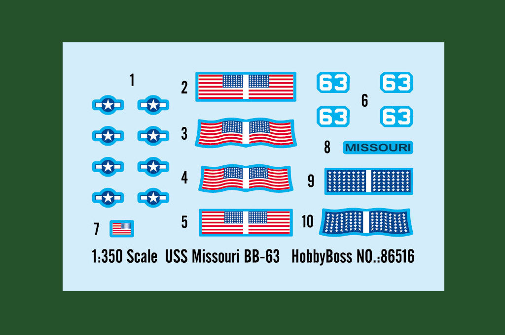 1/350 USS Missouri BB-63 - Hobby Sense