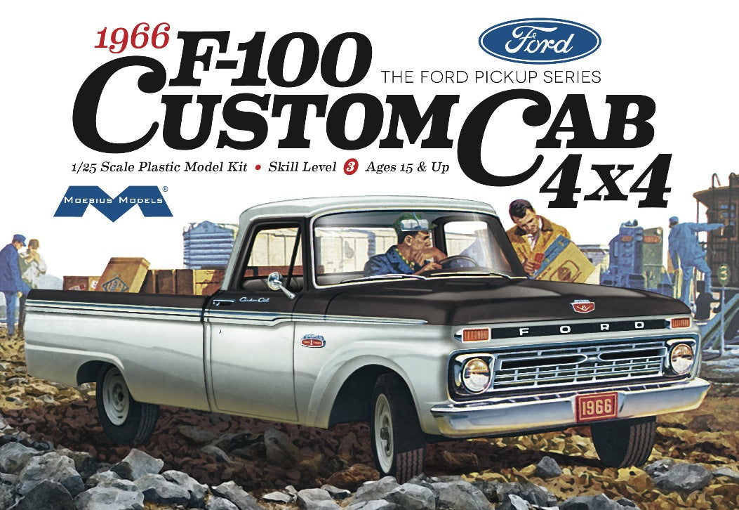 1/25 1966 Ford F100 Custom Cab 4x4 - Hobby Sense