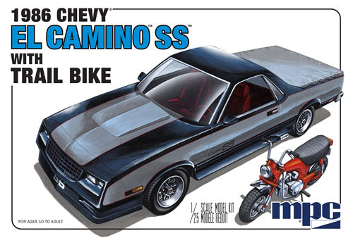 1/25 1986 Chevy El Camino SS with Trial Bike - Hobby Sense