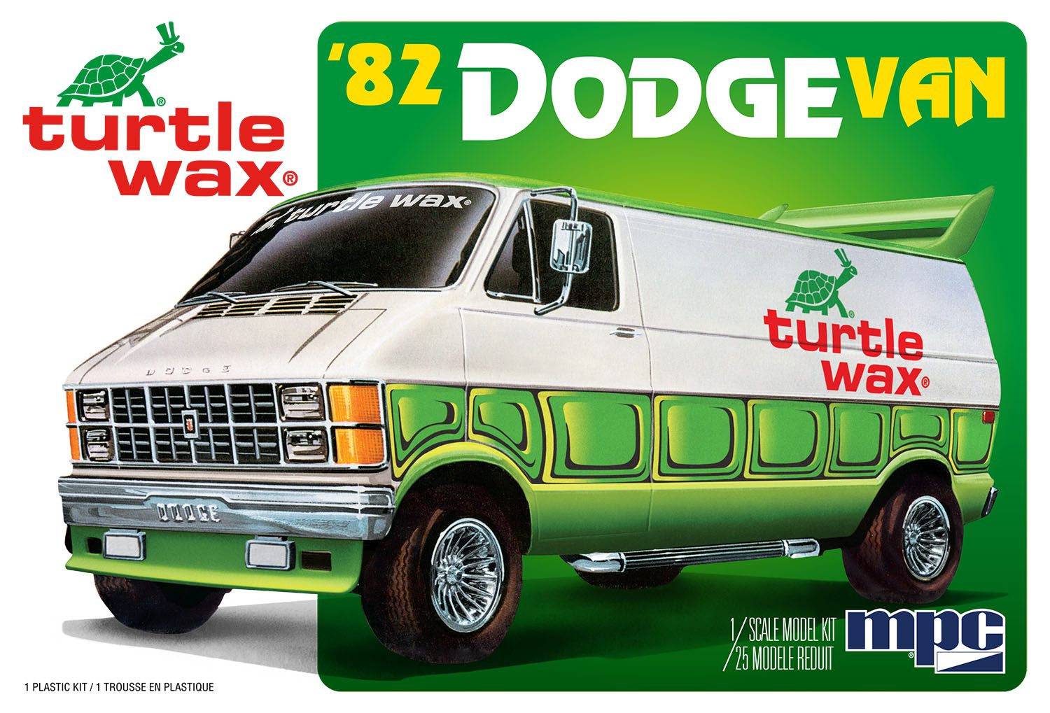 1/25 1982 Dodge Van Turtle Vax - Hobby Sense