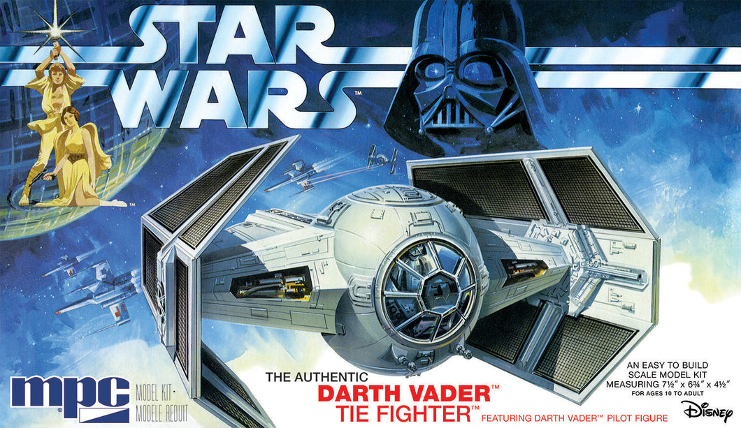 1/32 Star Wars A New Hope: Darth Vader Tie Fighter w/Pilot - Hobby Sense