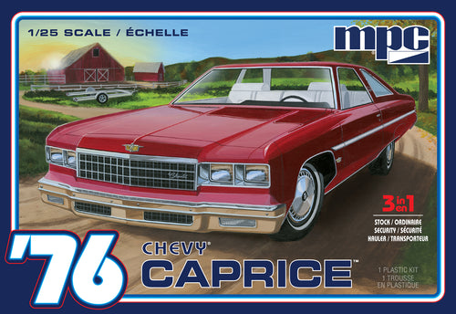 1/25 1976 Chevy Caprice (3 in 1) w/Trailer - Hobby Sense