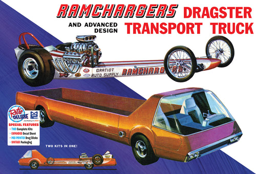 1/25 Ramchargers Dragster & Transporter Truck - Hobby Sense