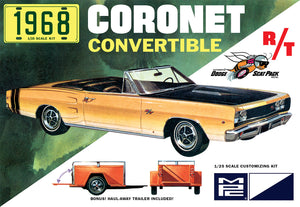 1/25 1968 Dodge Coronet Convertible w/Trailer - Hobby Sense