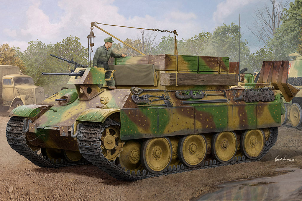 1/35 German Sd.Kfz.179 Bergepanther Ausf.G Late Version - Hobby Sense