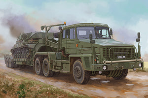 1/35 Scammell Commander with 62 tonne Crane Fruehauf Semi-trailer - Hobby Sense