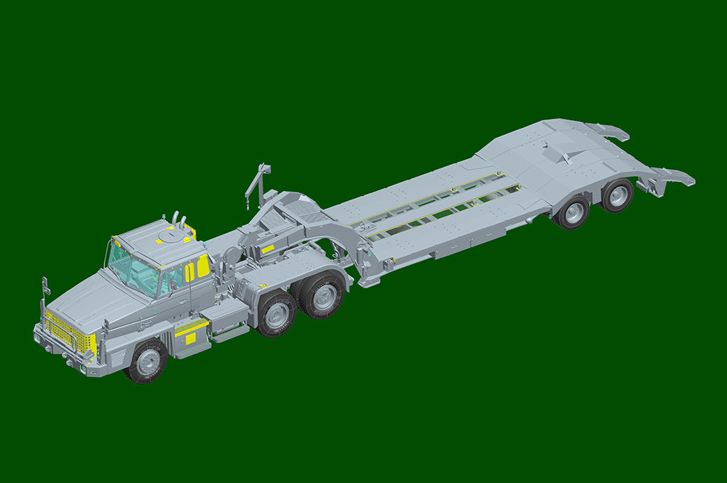 1/35 Scammell Commander with 62 tonne Crane Fruehauf Semi-trailer - Hobby Sense
