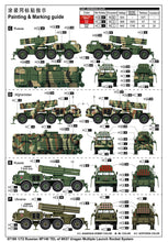 1/72 Russian 9P140 TEL of 9K57 Uragan Multiple Launch Rocket System - Hobby Sense