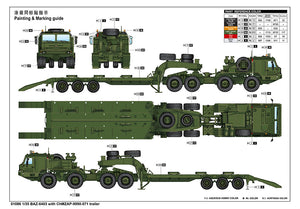 1/35 BAZ 6403 with ChMZAP-9990-071 Trailer - Hobby Sense