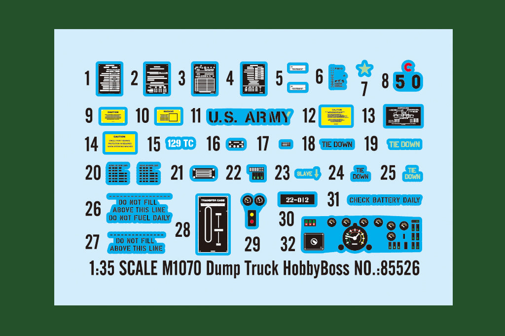 1/35 M1070 Dump Truck - Hobby Sense