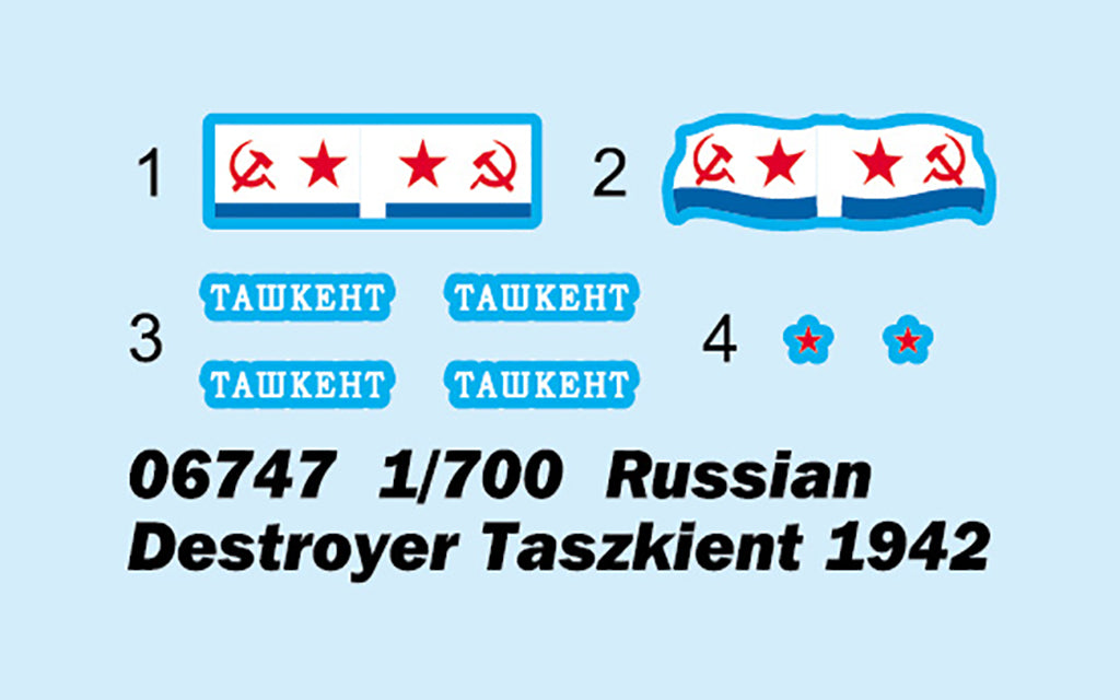 1/700 Russian Destroyer Taszkient 1942 - Hobby Sense