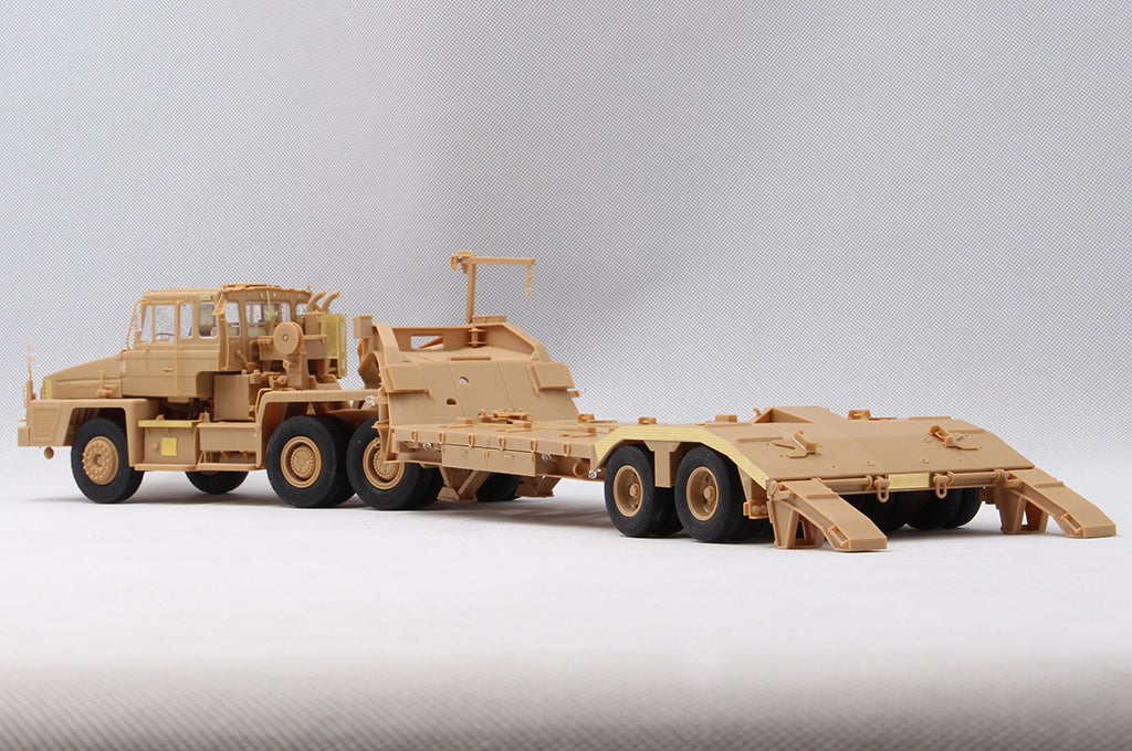 1/35 Scammell Commander with 62 tonne Crane Fruehauf Semi-trailer - Hobby Sense