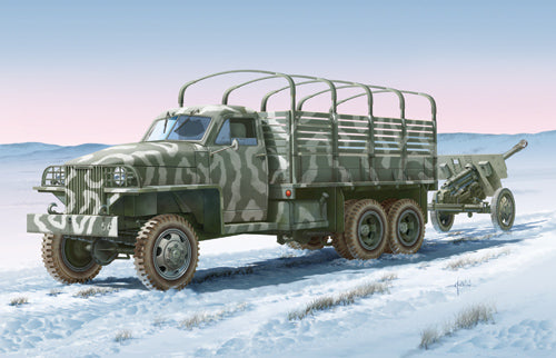 1/35 Lend Lease US Truck with Zis-3 Gun - Hobby Sense