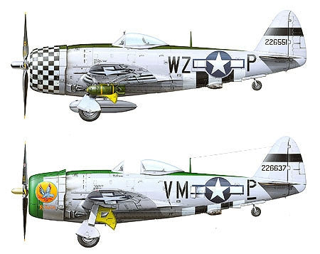1/48 Republic P47D Thunderbolt Bubbletop - Hobby Sense