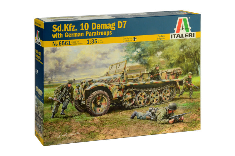 1/35 Sd.Kfz. 10 Demag D7 with German Paratroops - Hobby Sense