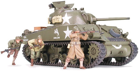 1/35 US M4A3 Sherman Tank w/75mm Gun - Hobby Sense