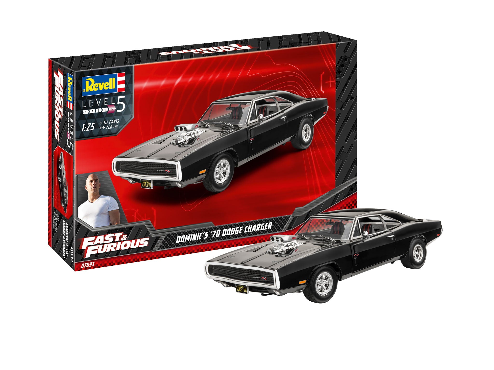 1/25 Dominics 1970 Dodge Charger Fast & Furious - Hobby Sense