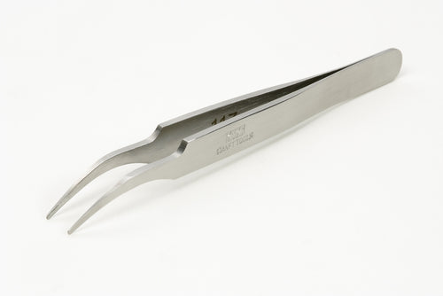Tamiya HG Angled Tweezers Round Tip - Hobby Sense