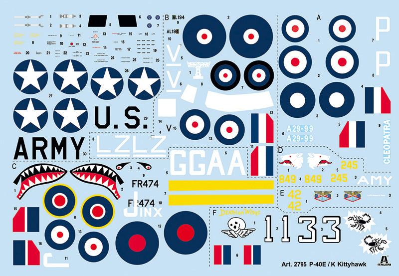1/48 P-40 E/K Kittyhawk - Hobby Sense