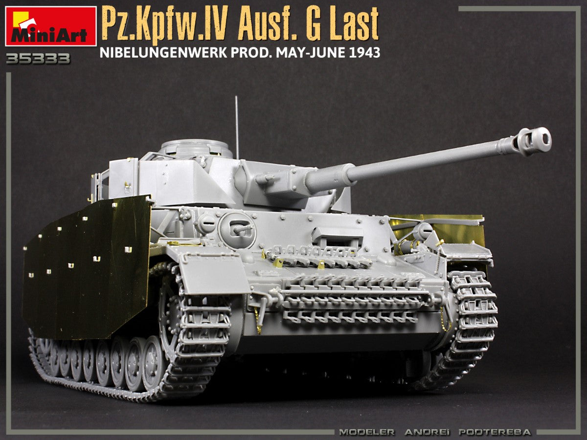 1/35 Pz.Kpfw.IV Ausf. G-Last/H-Early Nibelungenwerk Prod. (May-June 1943) 2 in 1 Interior Kit - Hobby Sense