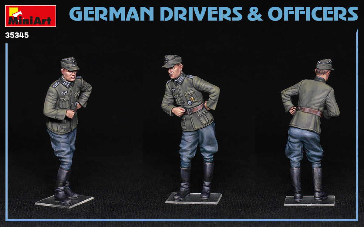 1/35 German Drivers & Officers - Hobby Sense