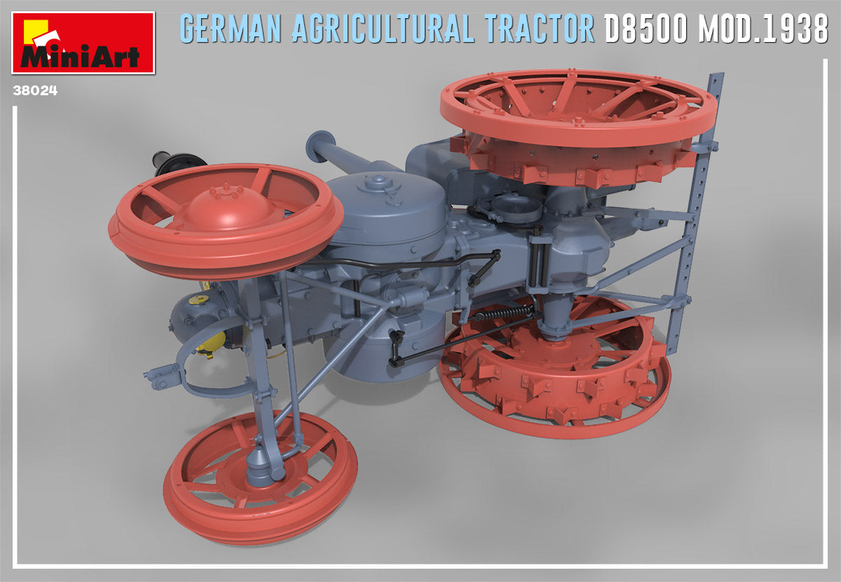 1/35 German Agricultural Tractor D8500 Mod. 1938 - Hobby Sense