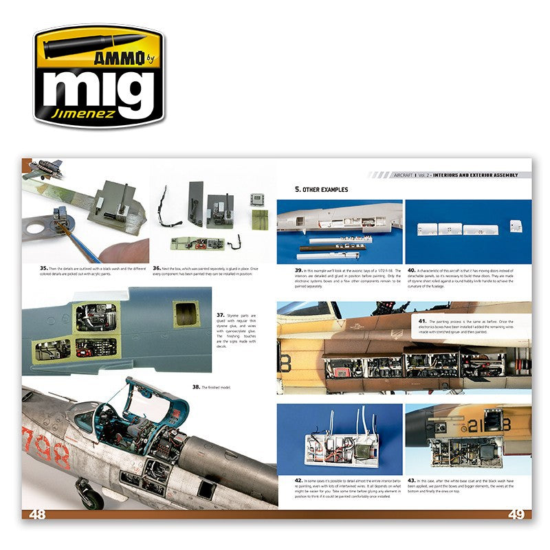 Ammo Mig Encyclopedia of Aircraft Modelling Techniques - Vol. 2: Interiors & Assembly - Hobby Sense