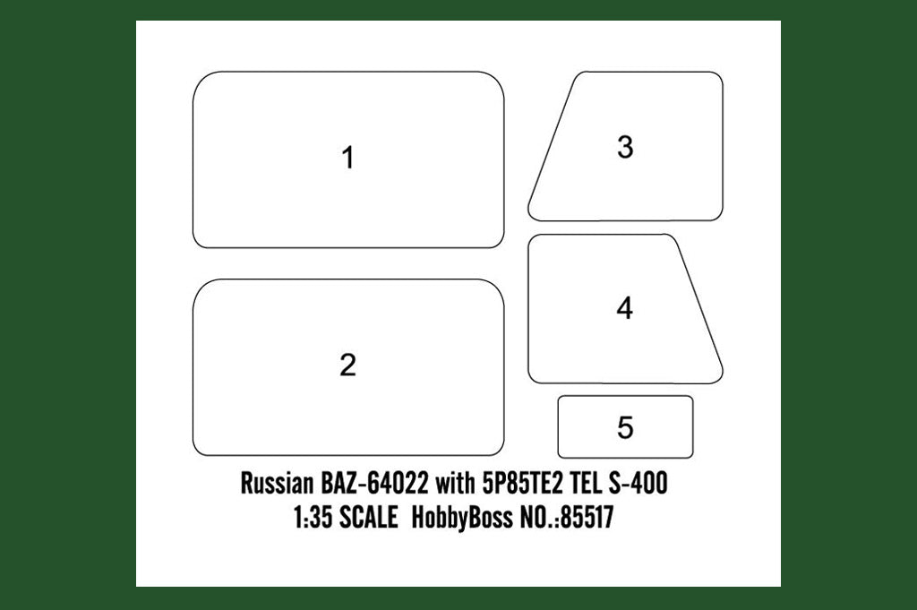 1/35 Russian BAZ 64022 with 5P85TE2 TEL S400 - Hobby Sense