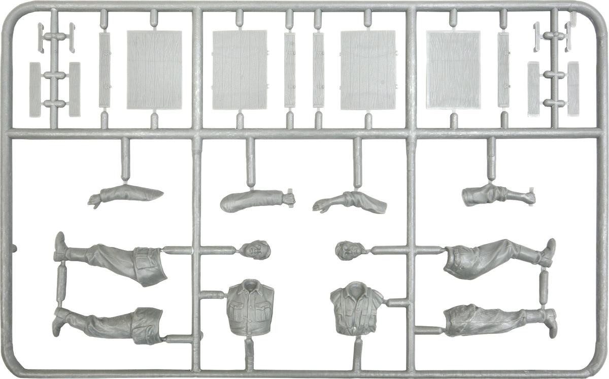 1/35 German Soldiers Carrying Ammo Boxes - Hobby Sense