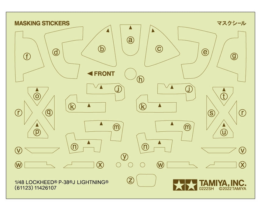 1/48 Lockheed P38J Lightning - Hobby Sense