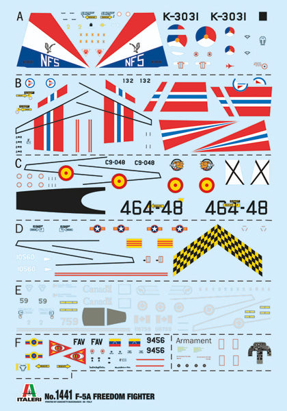 1/72 F5A Freedom Fighter w/Canadian Markings - Hobby Sense