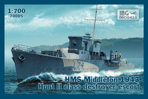 HMS Zetland 1942 Hunt II class destroyer escort - Hobby Sense