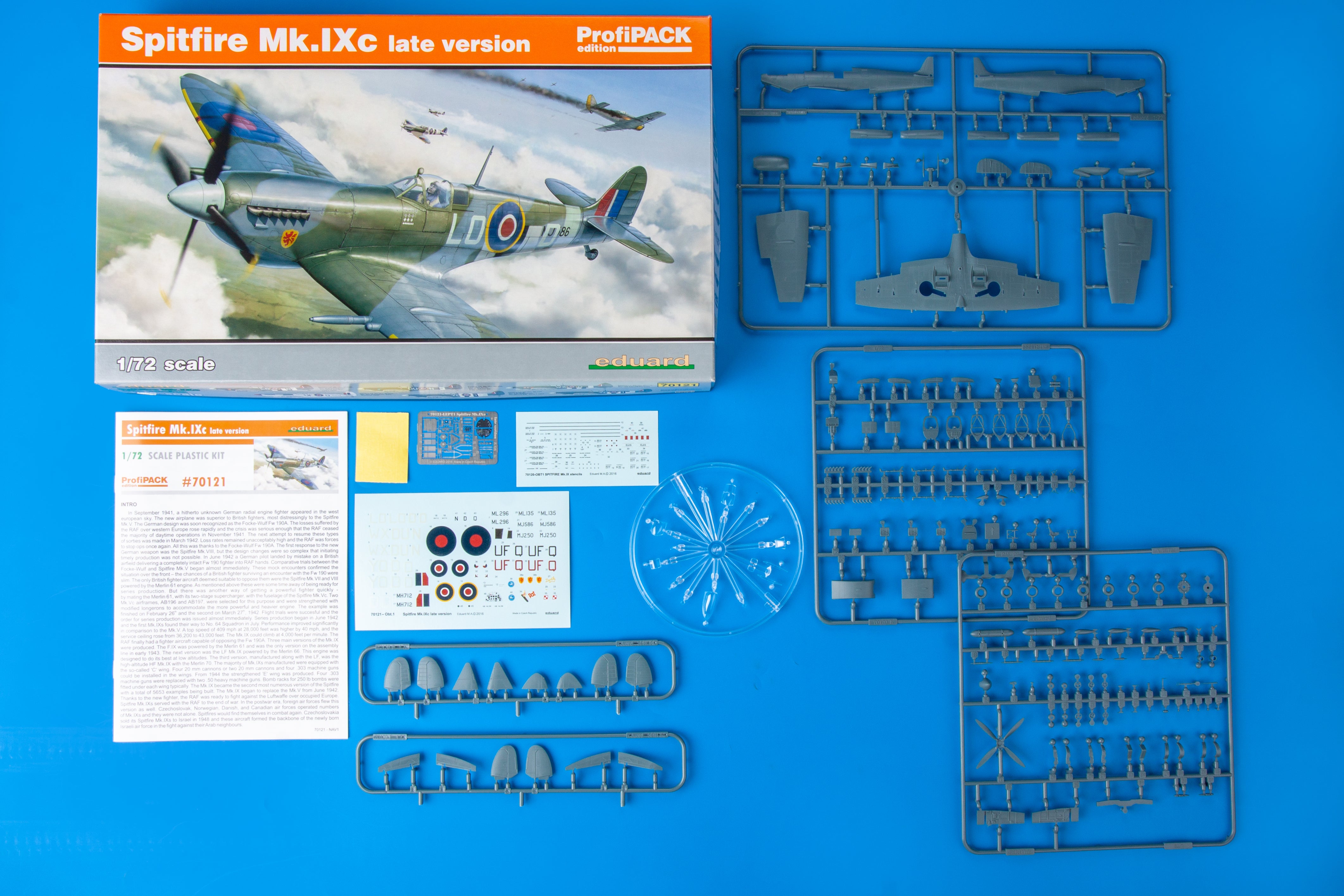 1/72 Spitfire Mk. IXc late version (ProfiPack) - Hobby Sense