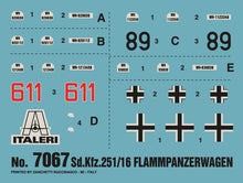 1/72 Sd.Kfz.251/16 Flammpanzerwagen - Hobby Sense