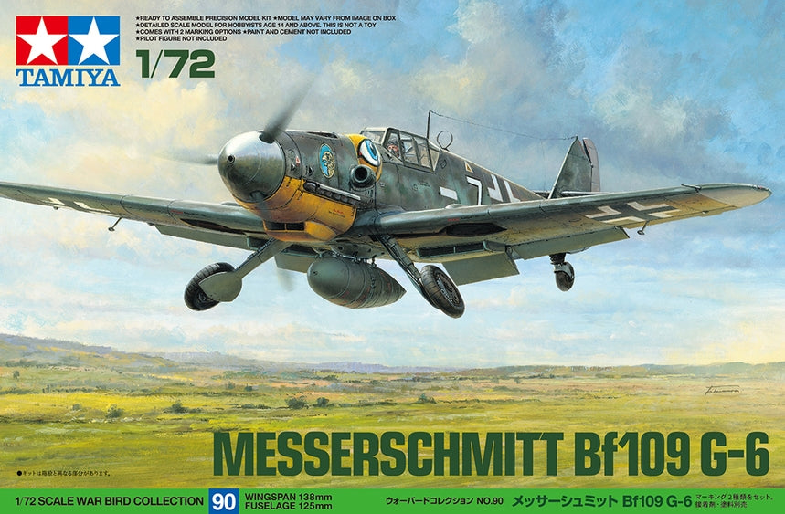 1/72 Messerschmidt Bf109 G6 Fighter - Hobby Sense