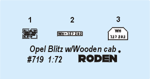 1/72 Opel Blitz (Daimler built, L701 Einheitsfahrerhaus) - Hobby Sense