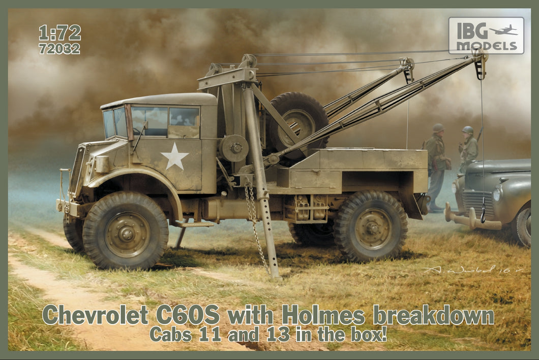 Chevrolet C60S with Holmes Breakdown. Cabs 11 and 13 in the box - Hobby Sense