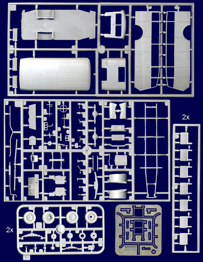 1/72 Opel Blitz Omnibus model W39 (late WWII service) - Hobby Sense