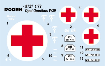 Opel Blitz Omnibus W39, Afrika corps - Hobby Sense