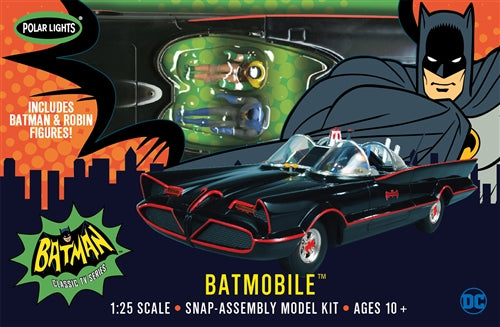 1/25 Batmobile with Batman & Robin Figures - Hobby Sense